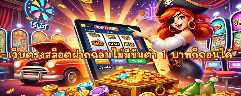 เว็บตรงสล็อตฝากถอนไม่มีขั้นต่ำ 1 บาทก็ถอนได้